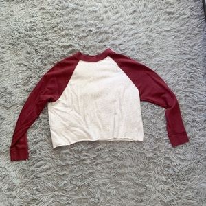 Long sleeve crop top